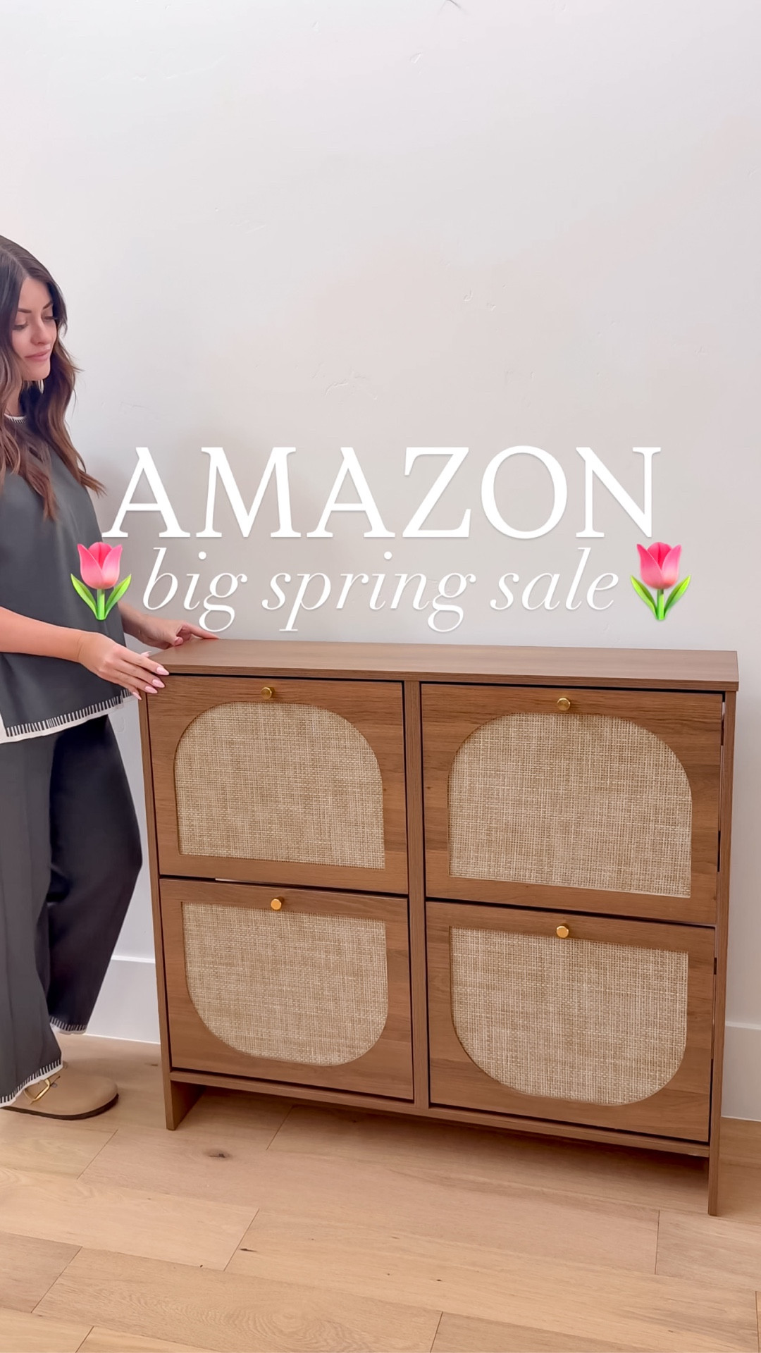 We love this shoe organizer on sale now for Amazon Big Spring Sale Event! 🌷 Holds so many pairs and you doubles as a cute decor table!

#amazonhome #amazonmusthaves #amazonfavorites #asmr #thesistershoppers @amazon