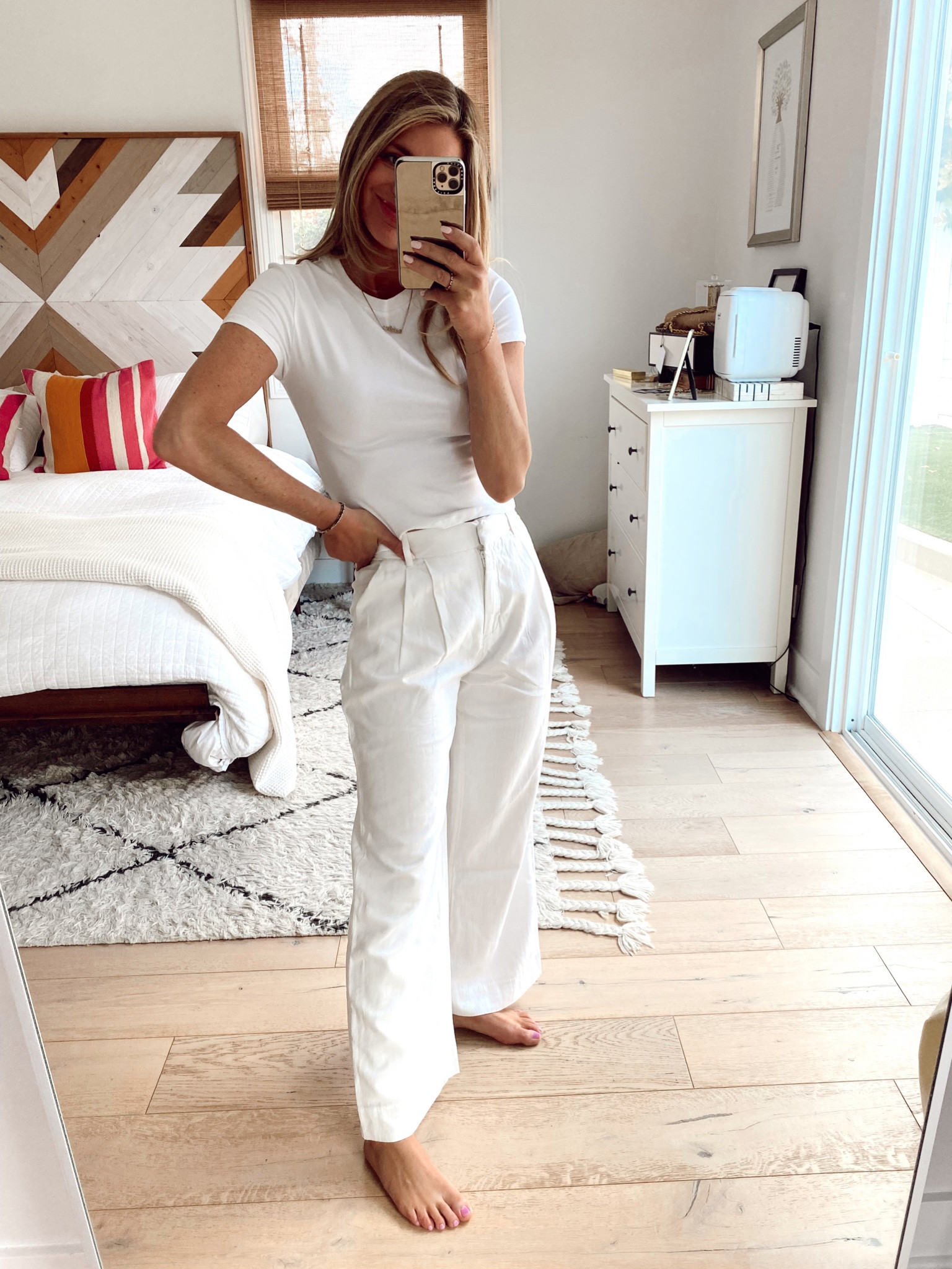 Abercrombie linen trousers and baby tee. Both 15% off right now  

#LTKunder100 #LTKsalealert #LTKstyletip