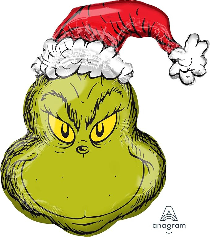 How The Grinch Stole Christmas Super Shape Foil Balloon | Amazon (US)