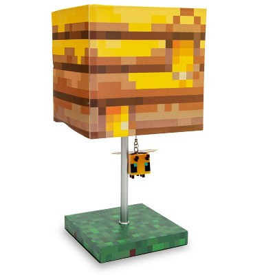 Ukonic Minecraft Yellow Bee Nest Block Desk Lamp with 3D Bee Puller | Target