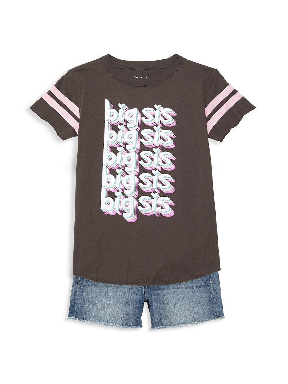Girl's Big Sis Jersey T-Shirt | Saks Fifth Avenue