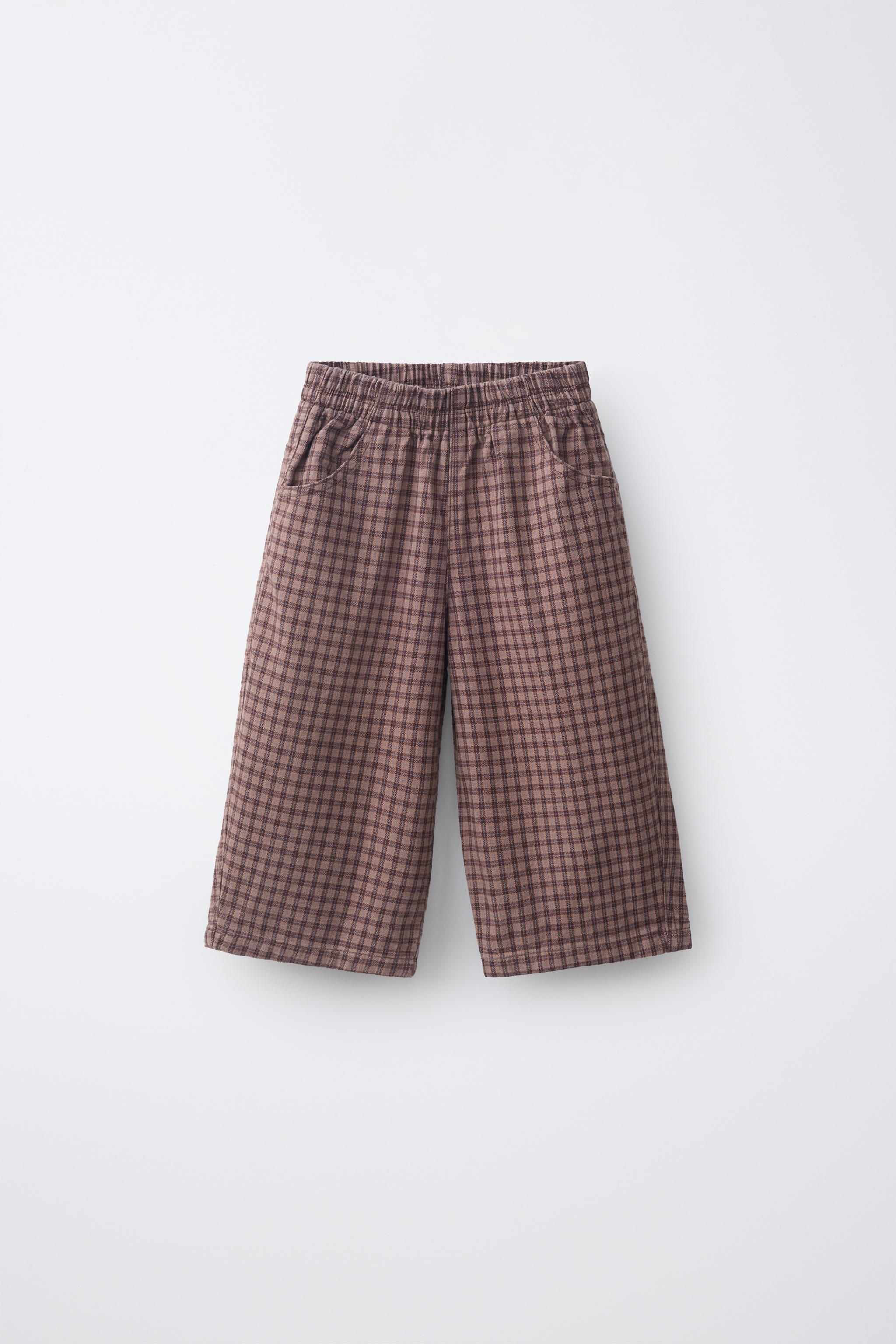 BEAR EMBROIDERY BALLOON PANTS | Zara US