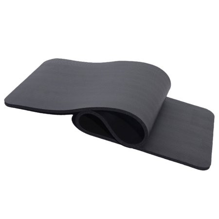 Mgaxyff Anti-skid Yoga Mat,10mm Thick NBR Pure Color Anti-skid Yoga Mat 183x61x1cm Black | Walmart (US)