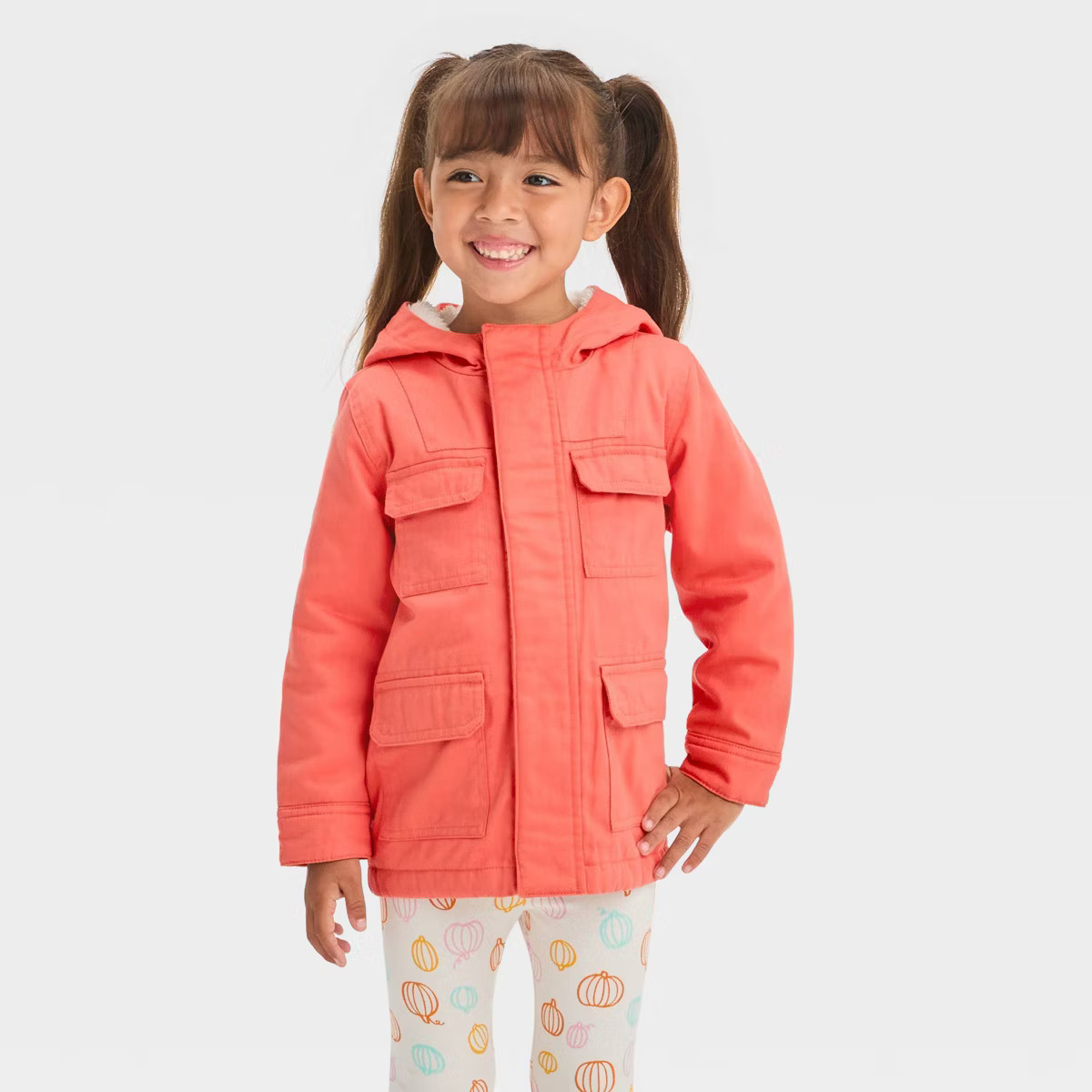 Toddler Fur Lined Military Jacket - Cat & Jack™ | Target