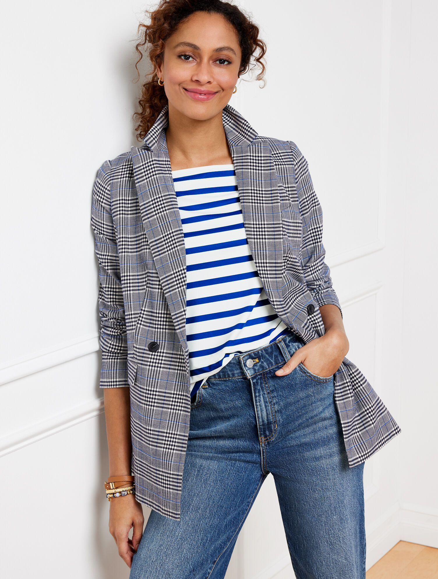 Glen Plaid Blazer | Talbots