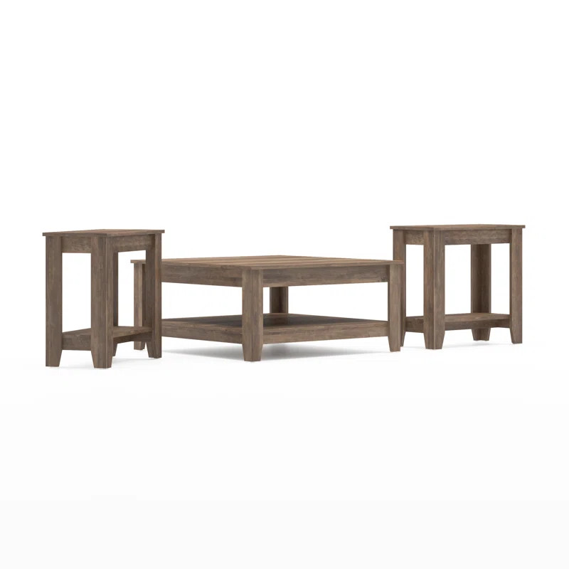 Weddel Basilico 3 Piece Coffee Table | Wayfair North America