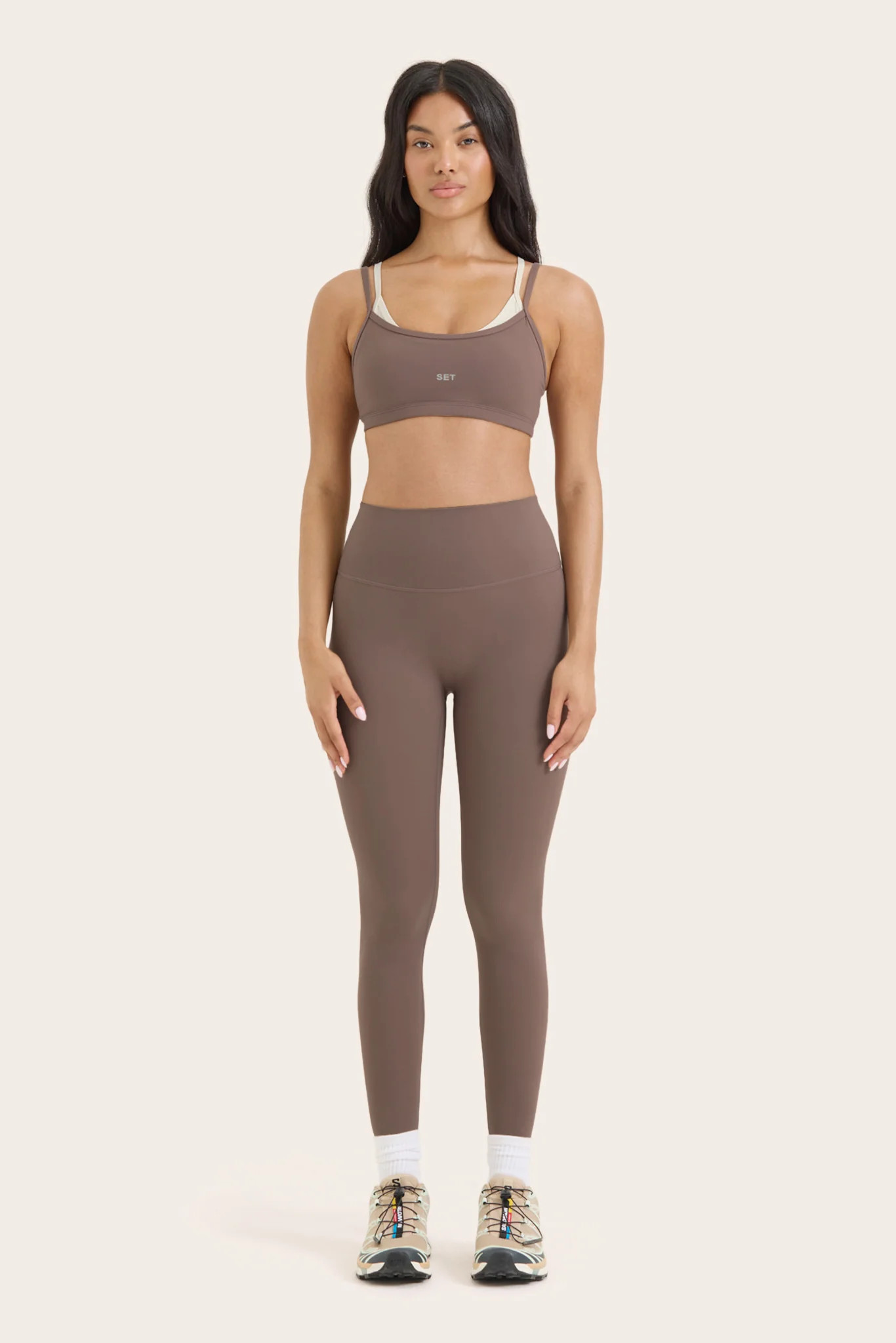 AIRLUXE BREATHE HIGH-RISE LEGGINGS - SAHARA | SET Active
