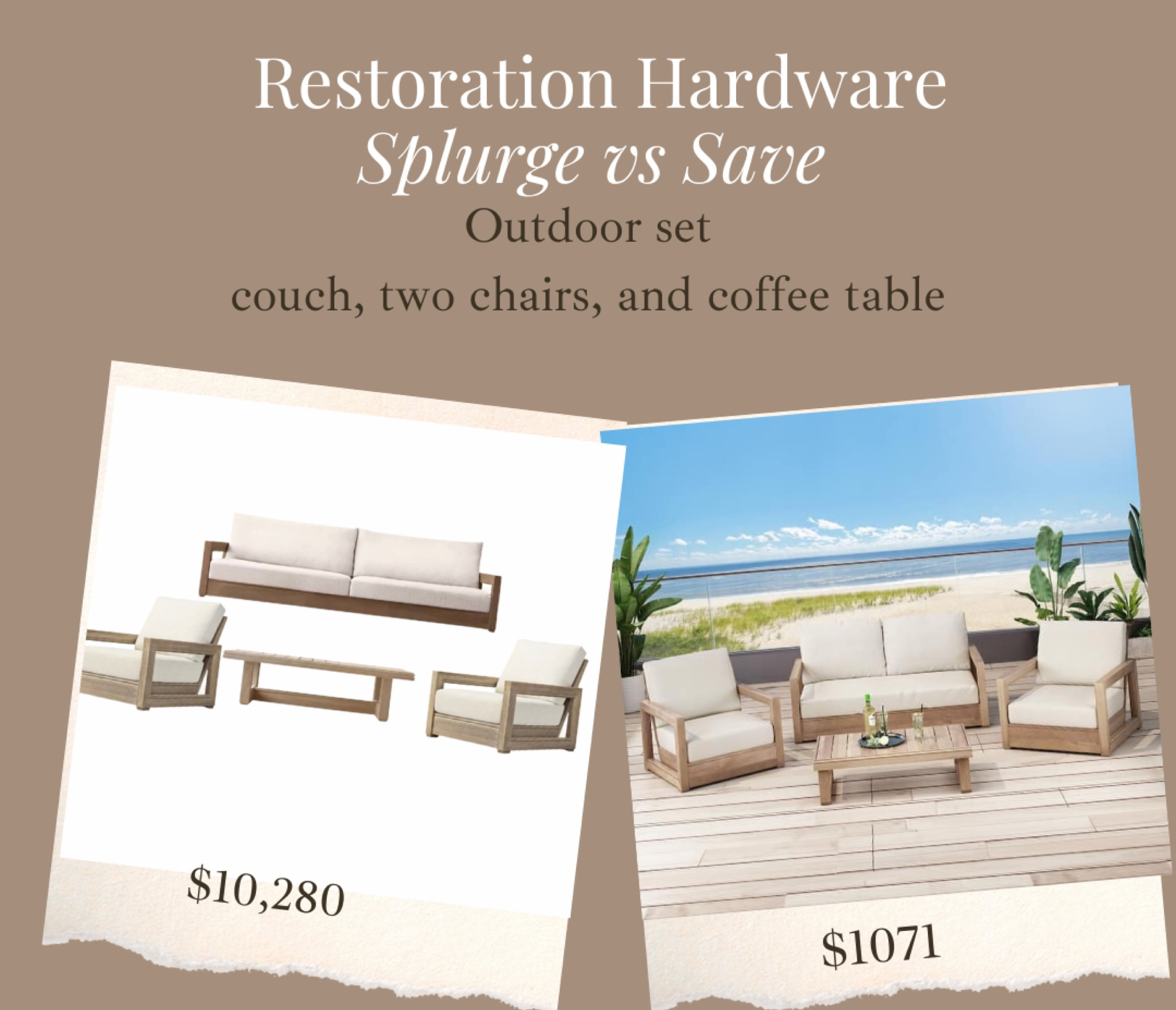 Westchester 4piece Acacia Patio … curated on LTK