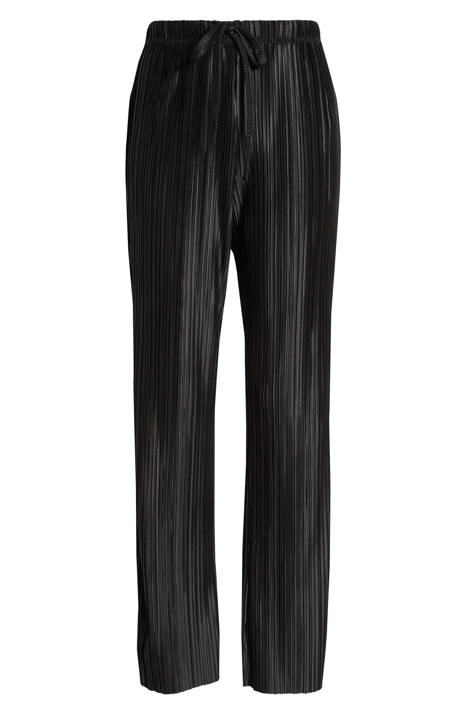 Plissé Straight Leg Trousers | Nordstrom