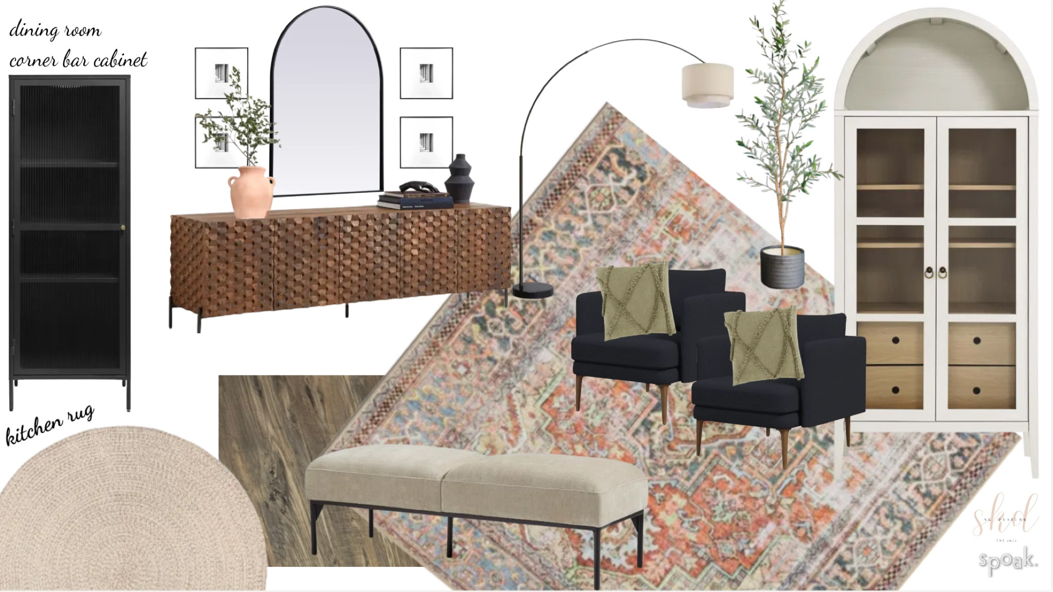 Final version of a sitting room for a new client!! 🤩🤩

Sitting room, west elm bench, home threads hutch, crate and barrel buffet, arched mirror, faux olive tree, terracotta rug

#LTKfamily #LTKhome #LTKfindsunder50