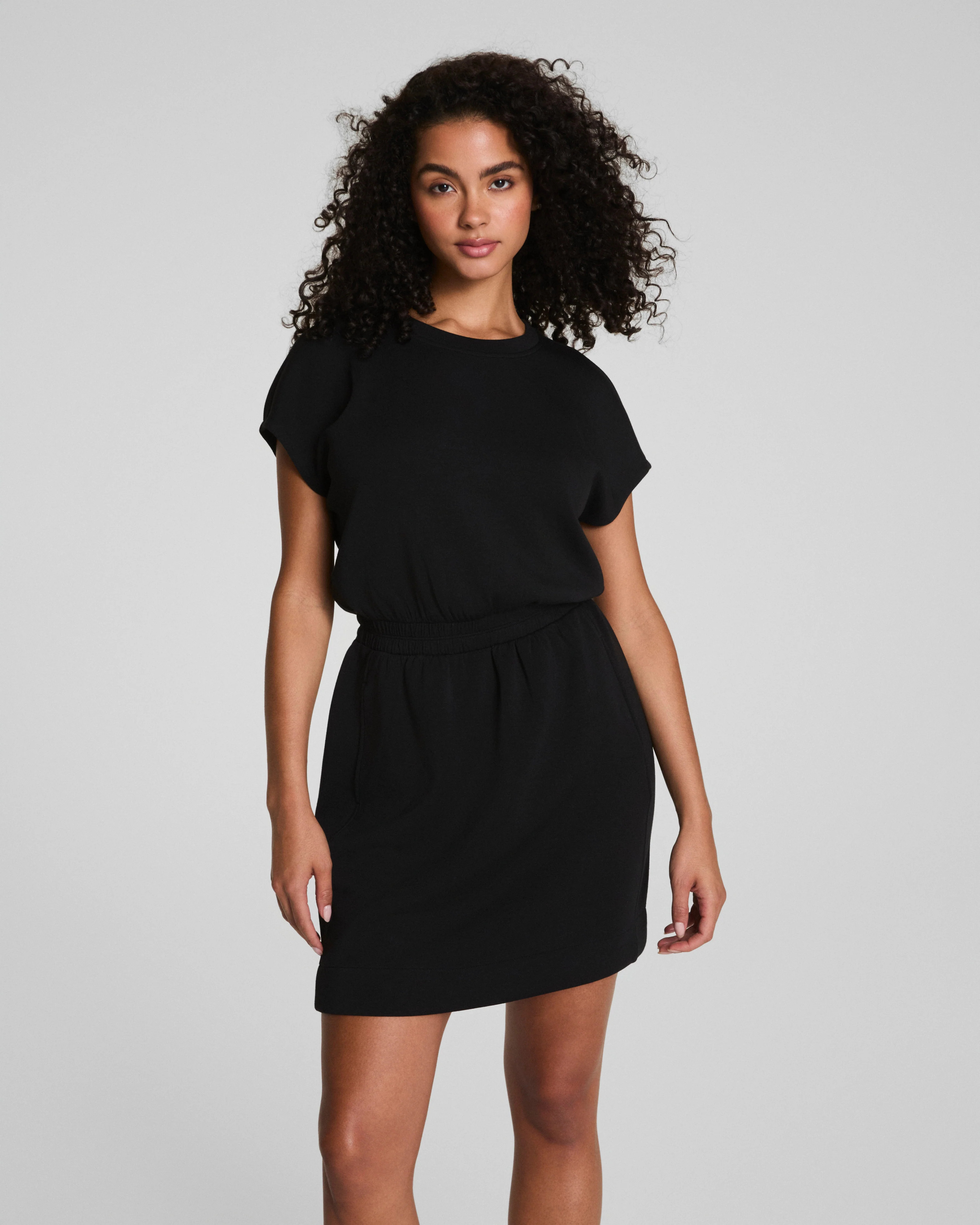 Light-as-Air Cinched Mini Dress with Pockets | SPANX | Spanx Canada