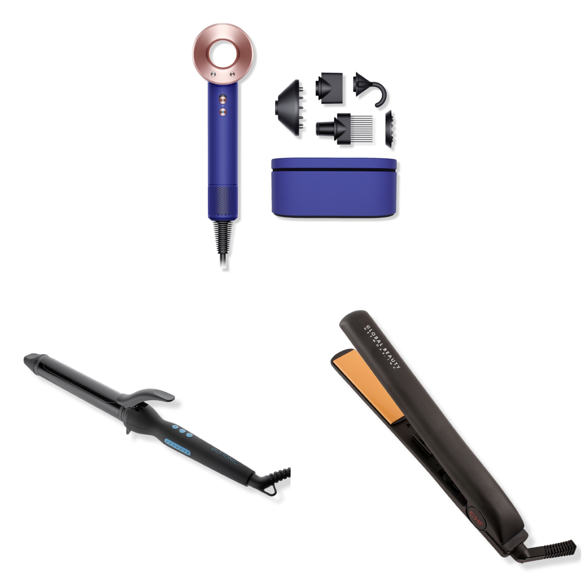 Ulta Beauty Favorite Hair Tools

1. Dyson Supersonic Hair Dryer
2. Bio Ionic Long Barrel Curling Iron
3. Chi Original 1” Ceramic Hairstyling Iron

#LTKFind #LTKU #LTKbeauty