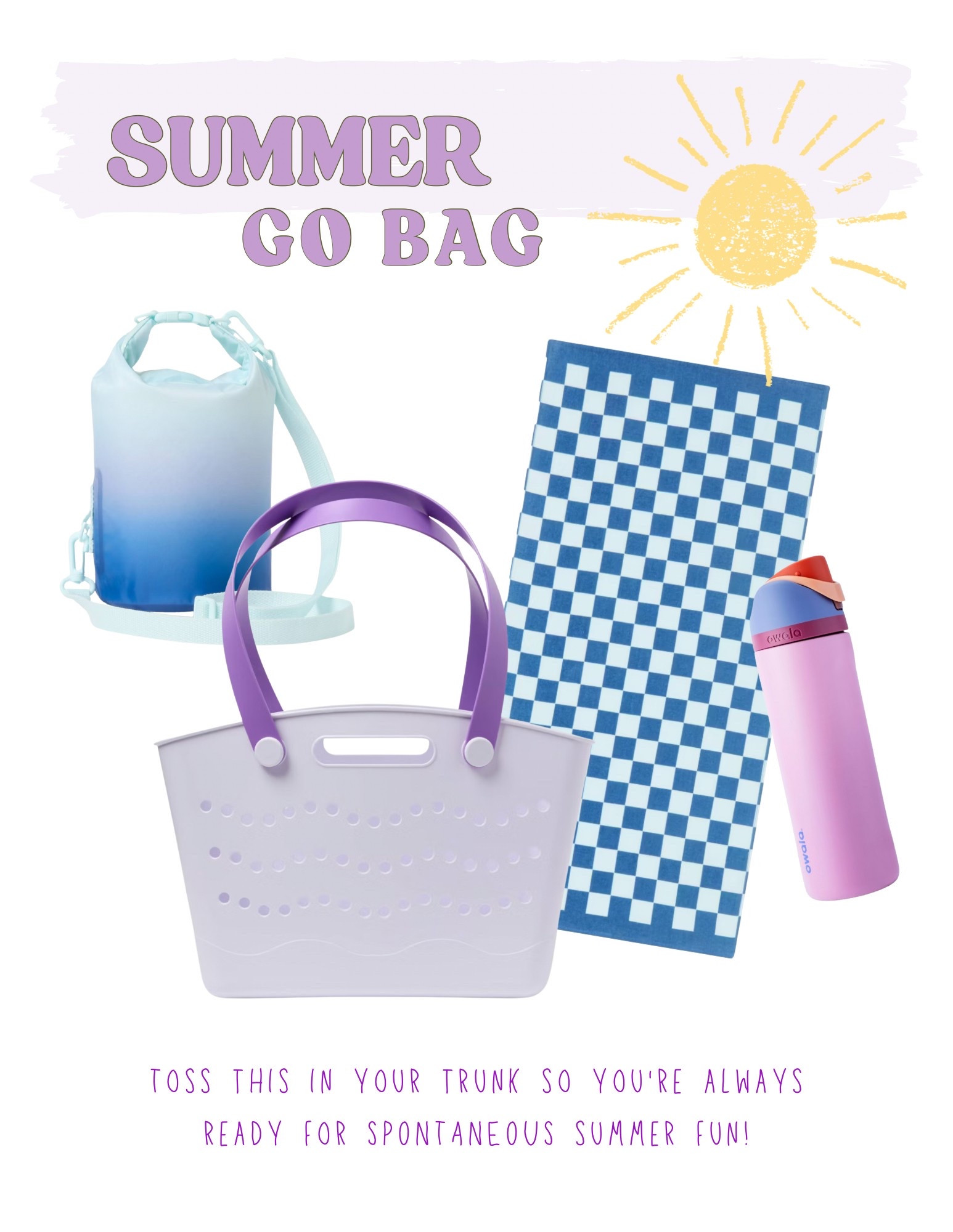 keep these summer essentials in a bag in your car this summer so you’re ready for any on the go spontaneous fun! 

#LTKSummerEdit #LTKSeasonal #LTKKids