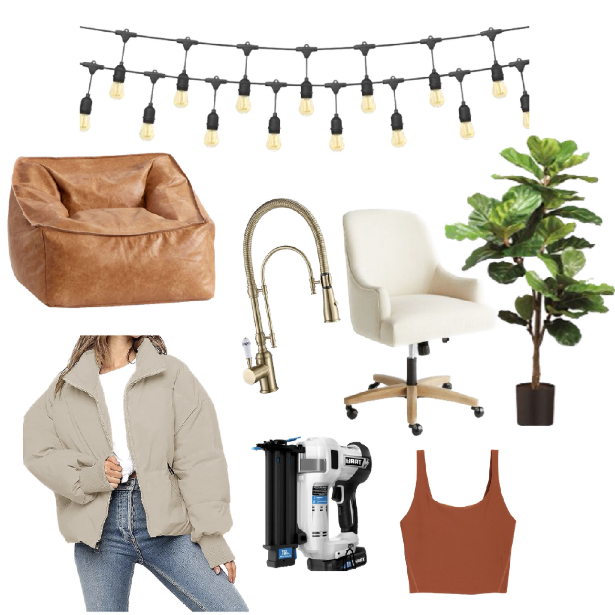 Newsletter links: bean bags, fluffy jackets, activewear and lights!

#LTKstyletip #LTKsalealert #LTKhome