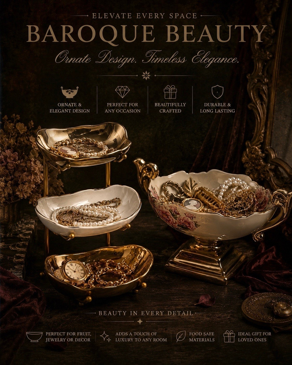 Luxury is in the little details.

From elegant jewelry organizers to timeless decorative bowls, these baroque-inspired Amazon finds add warmth, sophistication, and everyday beauty to your home. Perfect for displaying treasured pieces or elevating your vanity, entryway, or coffee table.

Which one would you bring home?

#AmazonFinds #LuxuryHomeDecor #BaroqueStyle #ElegantHome #JewelryOrganizer #VanityDecor #ClassicInteriors #OldMoneyAesthetic #AmazonHome #HomeDecorIdeas #TimelessStyle #DecorInspiration #VintageInspired #InteriorStyling #callsigndesign