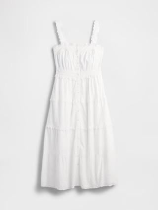 Gap × DÔEN Eyelet Midi Dress | Gap (US)