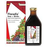Floradix by Salus Iron & Herbs - Liquid Herbal Supplement for Energy Support - Iron Supplement wi... | Amazon (US)