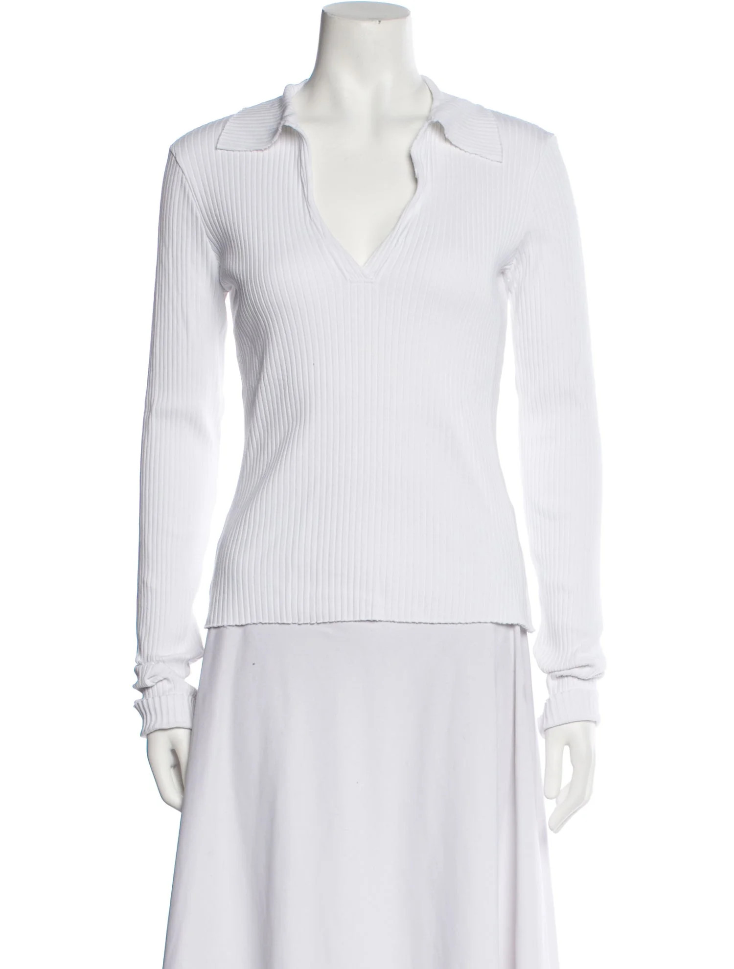 V-Neck Long Sleeve Top | The RealReal