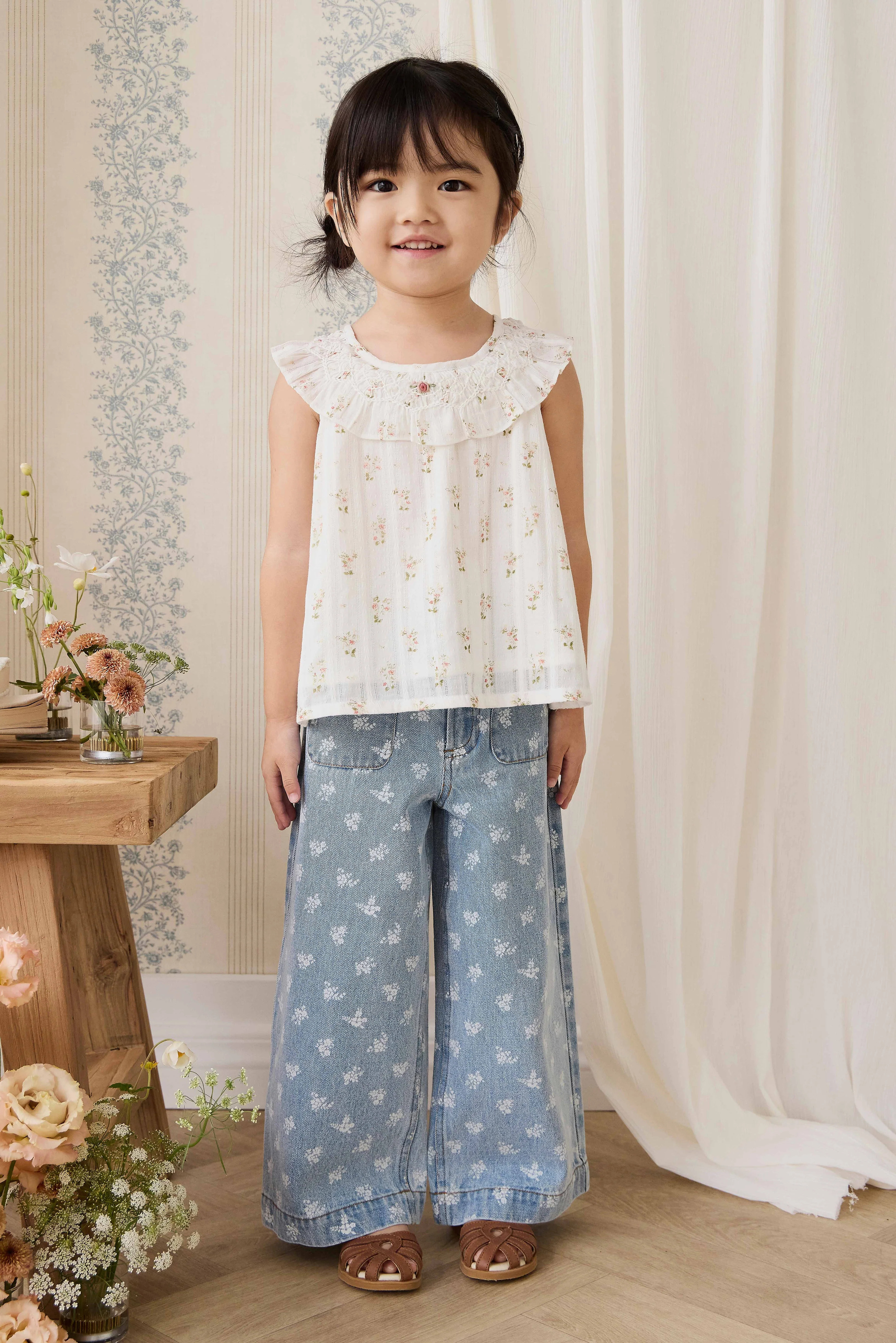 Organic Cotton Saylor Top - Josepha Egret 10YR | Jamie Kay