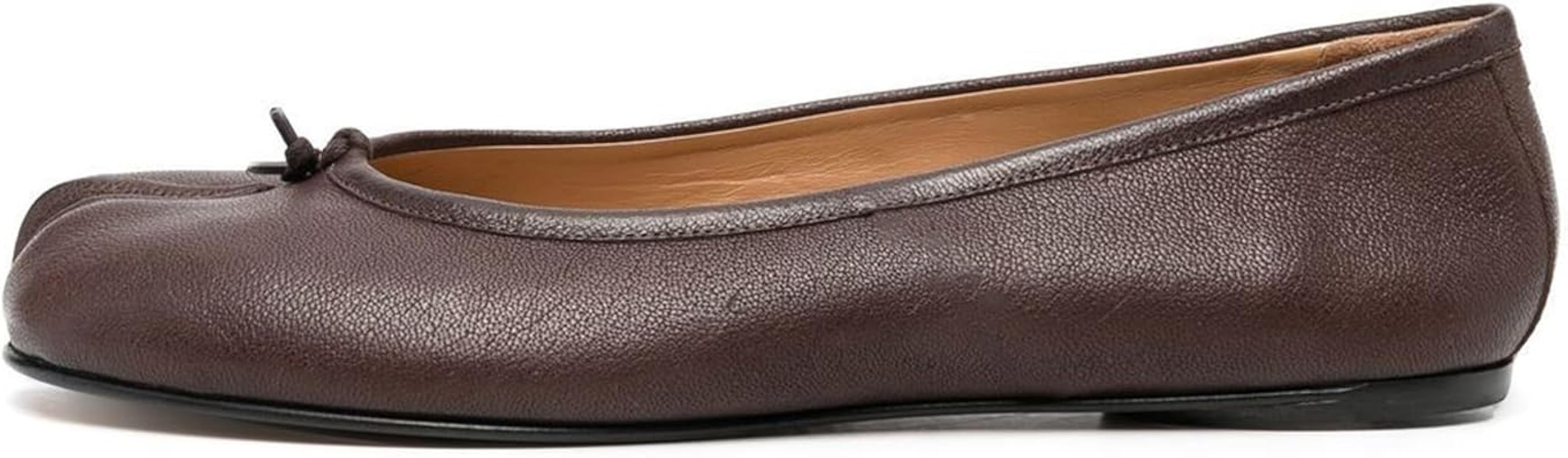 Tabi Ballet Flats Shoes for Women Rounde Toe Wide Width Split Toe Low Heel Comfortable Flats Shoe... | Amazon (US)