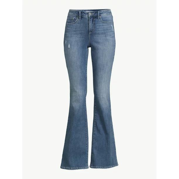 Sofia Jeans by Sofia Vergara Women's Melisa High Rise Zip Fly Flare Jeans - Walmart.com | Walmart (US)