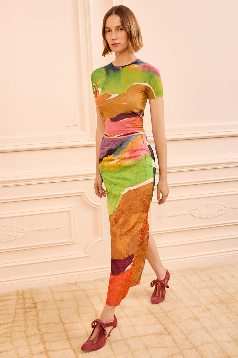 Inez Satin Pencil Skirt

          Nature Abhors A Vacuum | Ulla Johnson