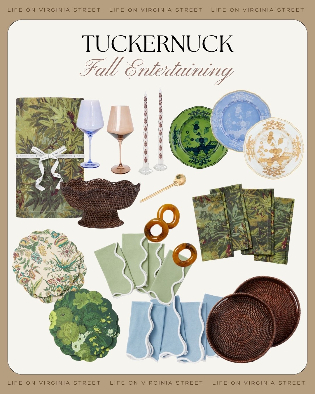 Tuckernuck fall entertaining 🙌🏻🙌🏻

Fall tablescape, fall entertainment, Thanksgiving table 

#LTKHome #LTKStyleTip #LTKSeasonal