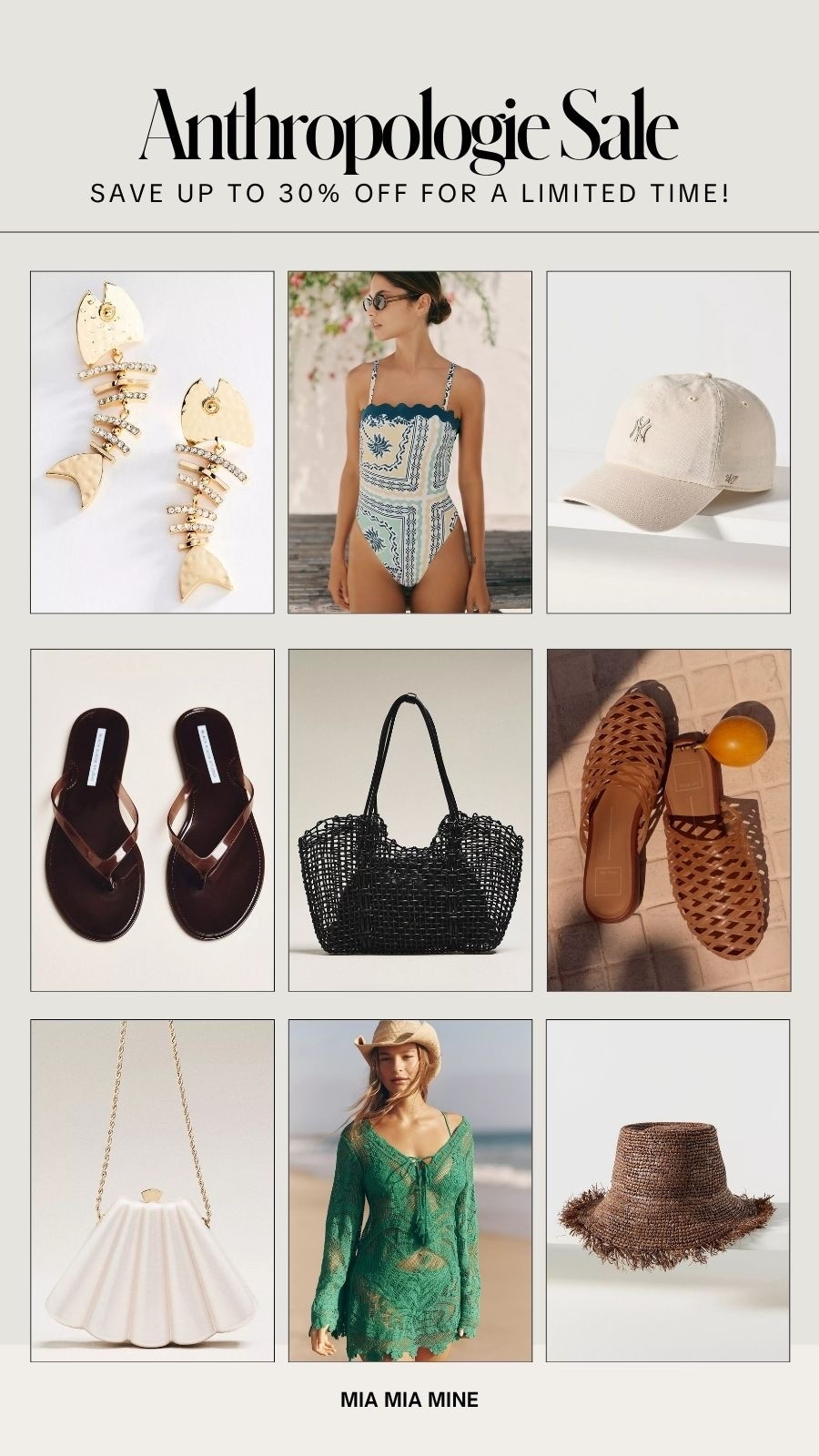 Anthropologie summer sale - save up to 30% off sandals, swimsuits, swimsuit coverups and summer accessories

#LTKSaleAlert #LTKOver40 #LTKmomlife