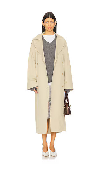 Rue Sophie Balham Trench Coat in Tan. - size L | Revolve Clothing (Global)