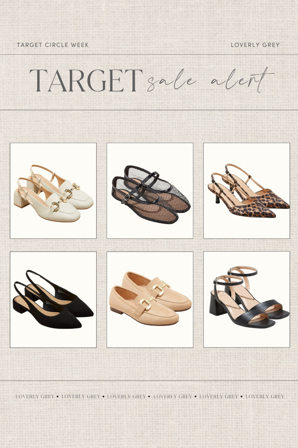 These shoes are 40% off today only! Love these for fall!

Loverly Grey, Target finds, Target shoes, Target circle week, Target sale, leopard print, mesh ballet flats, heels, workwear

#LTKSaleAlert #LTKShoeCrush