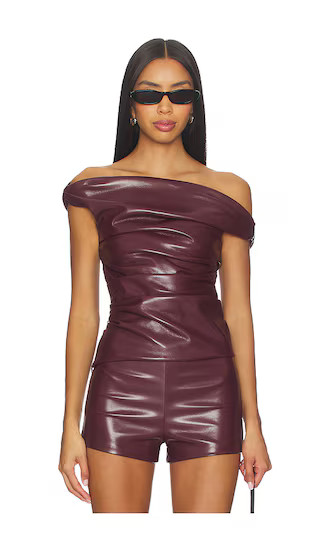 Jianna Top in Bordeaux | Revolve Clothing (Global)