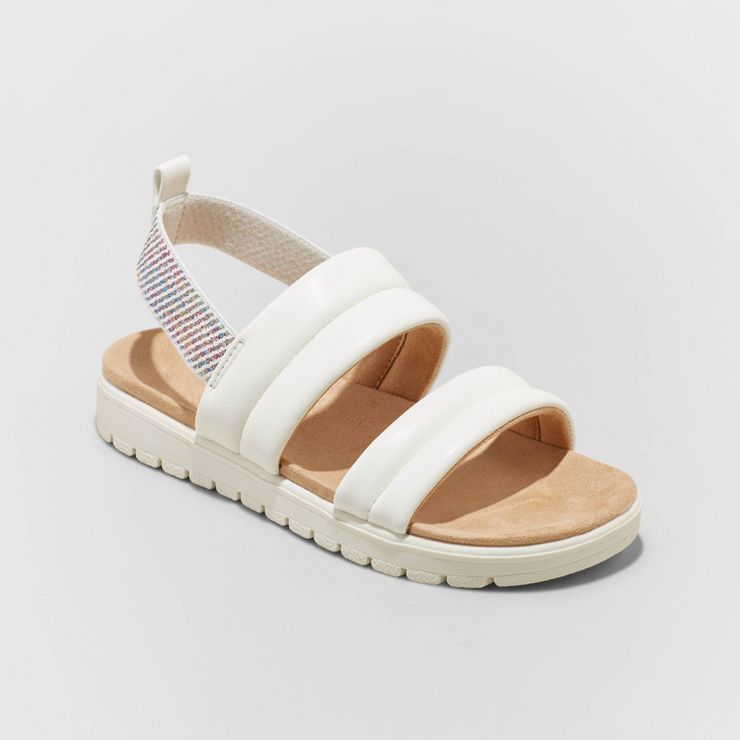 Girls' Hazel Slip-On Footbed Sandals - Cat & Jack™ | Target
