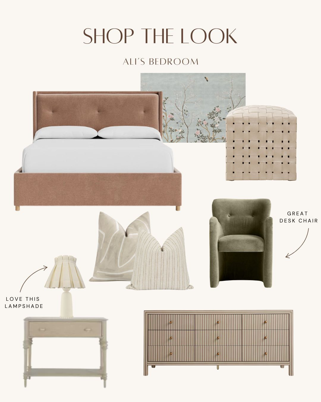 How adorable is this room for a girl? Playful details paired with timeless design ✨ 

 