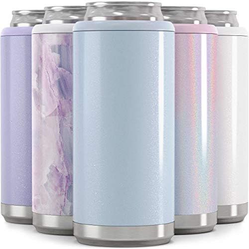 Maars Skinny Can Cooler for Slim Beer & Hard Seltzer | Stainless Steel 12oz Sleeve, Double Wall V... | Amazon (US)