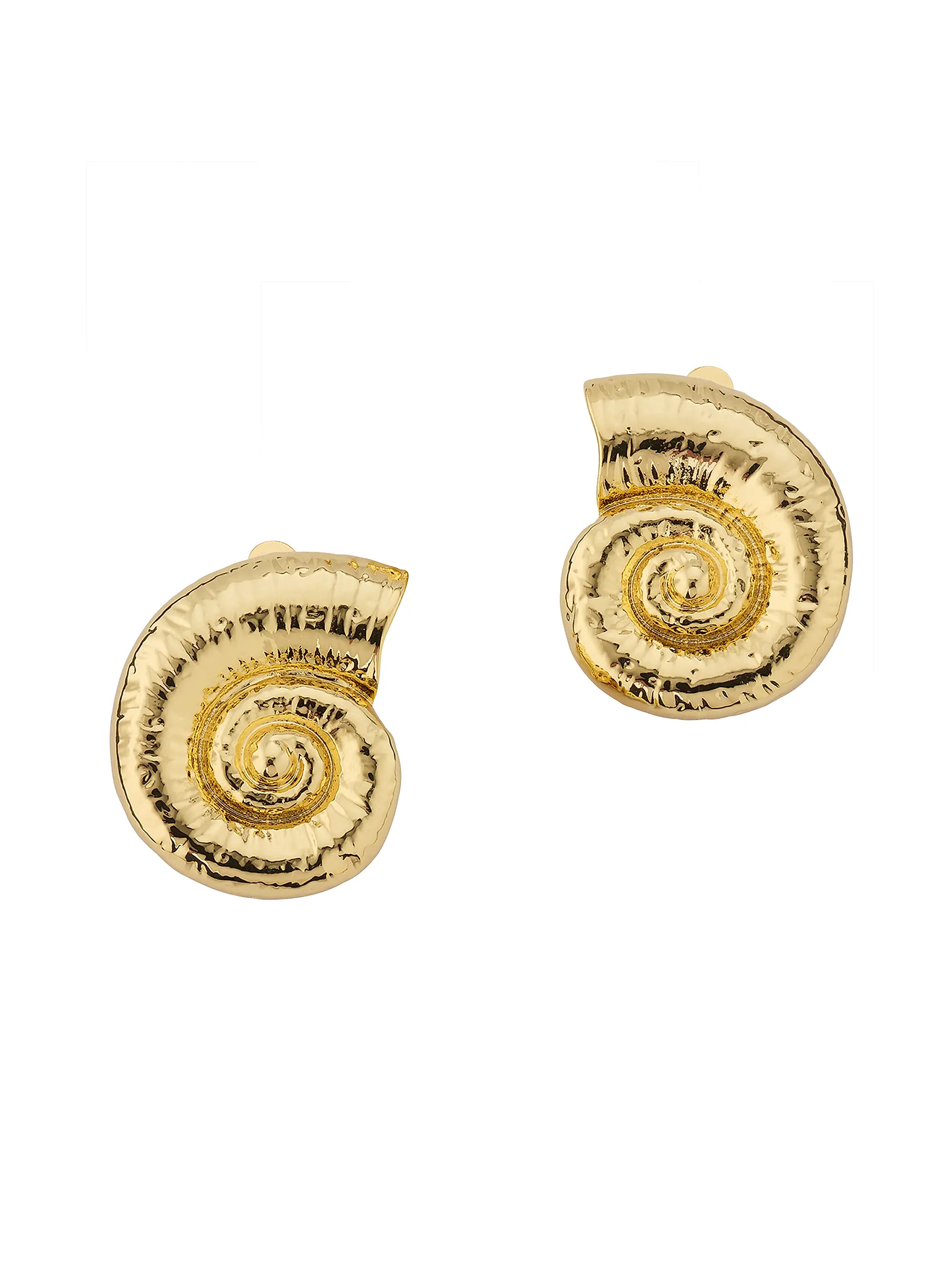 Goldtone Shell Clip-On Earrings | Saks Fifth Avenue