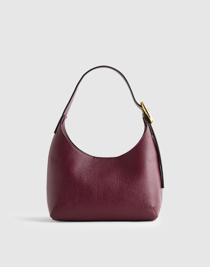 The Sculptural-Buckle Shoulder Bag | Madewell