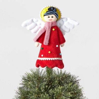 Felt Angel Christmas Tree Topper - Wondershop&#8482; | Target