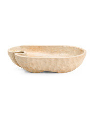 Hand Carved Mango Wood Bowl | TJ Maxx