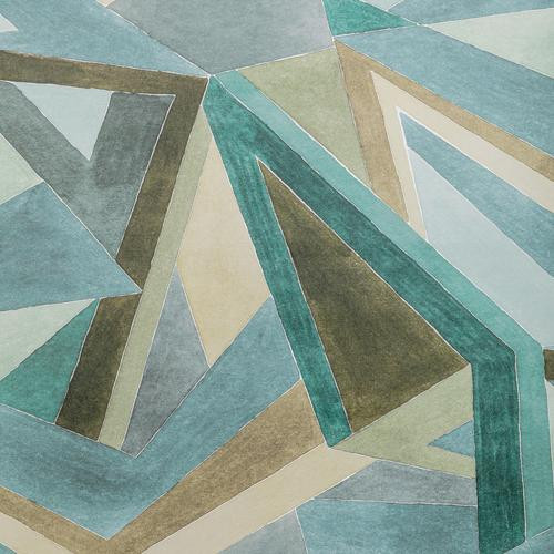 Lee Jofa Roulade Paper Aqua/Dune Wallpaper | DecoratorsBest | DecoratorsBest
