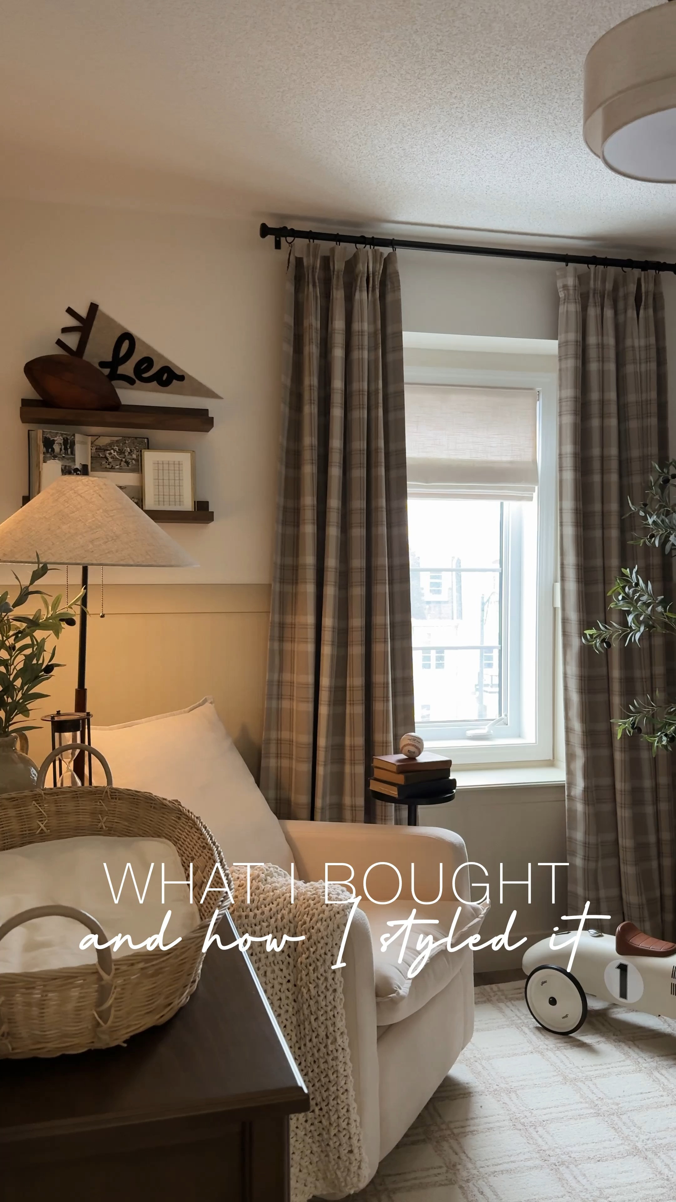 What I bought from @Wayfair and how I styled it in our sons vintage inspired Nursery #Wayfair #WayfairPartner 
 

 