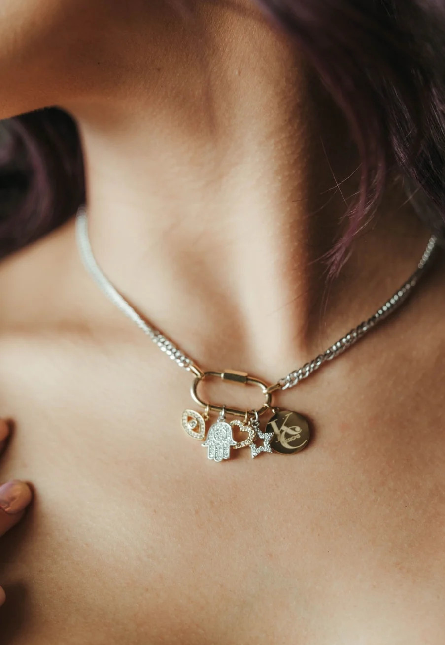 A Charmed Life Stainless Pendant Necklace | KC Chic Designs