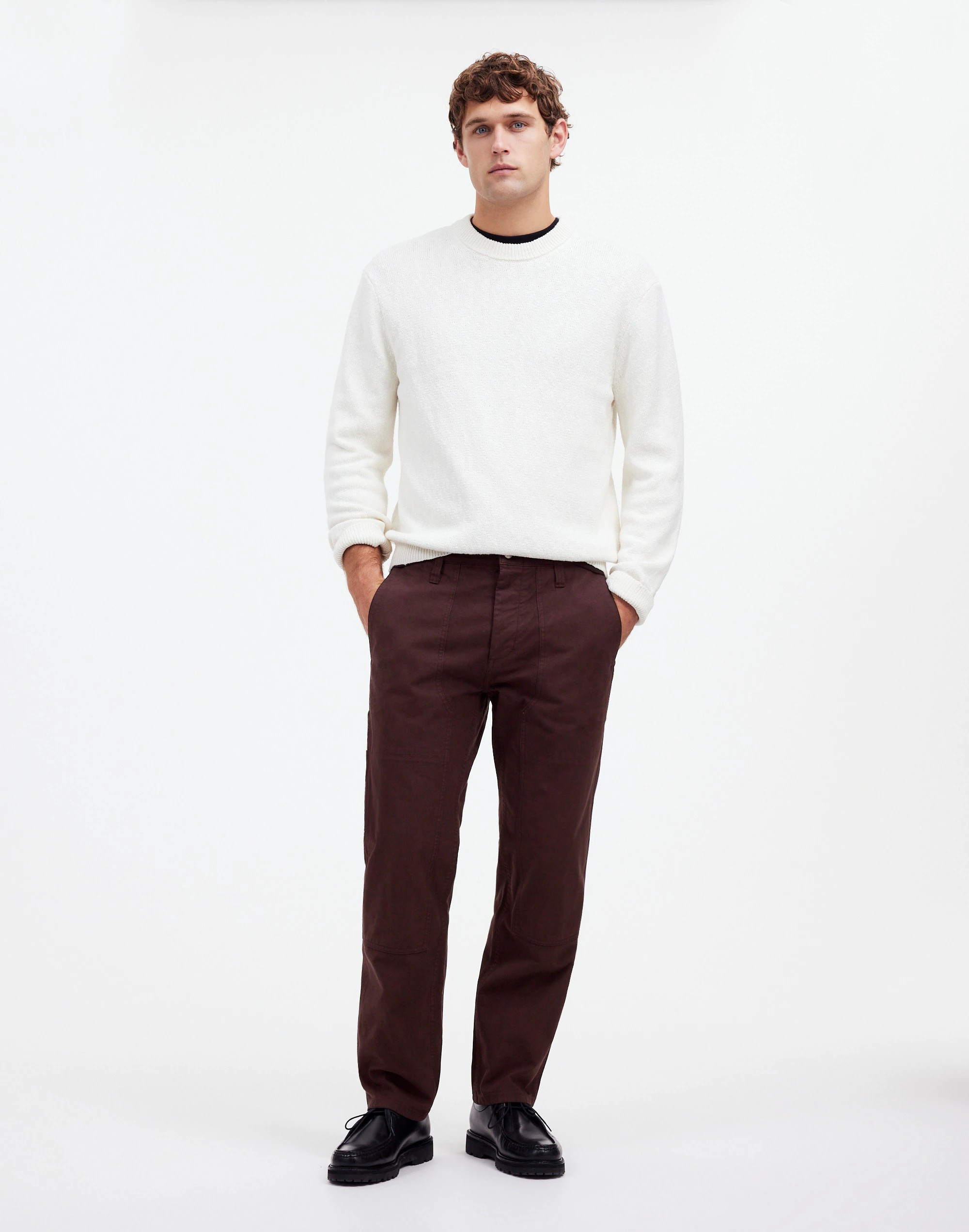 Relaxed Straight Workwear Pants | Madewell | Madewell