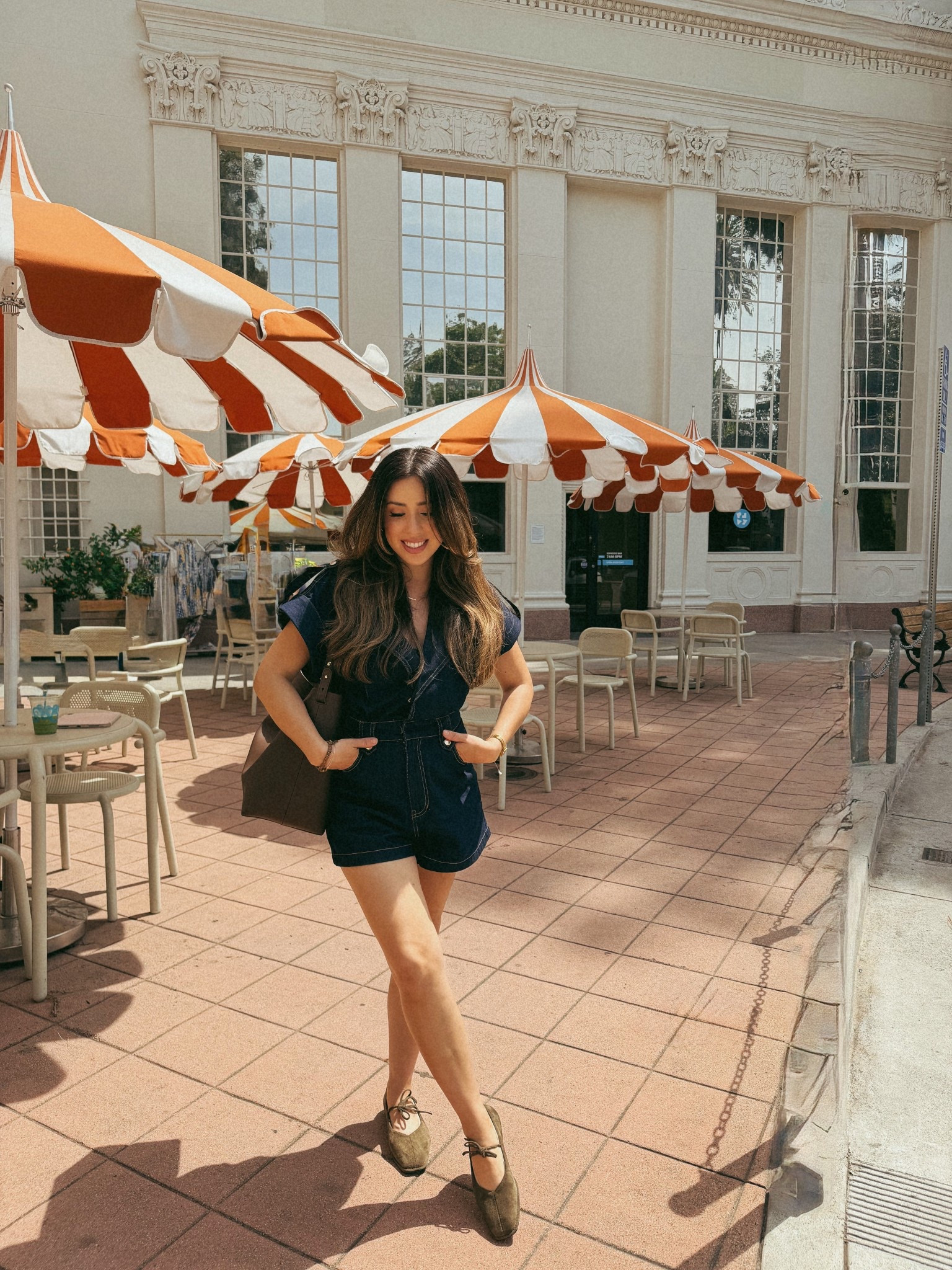 Spring Outfit / Wearing a size small in the romper 