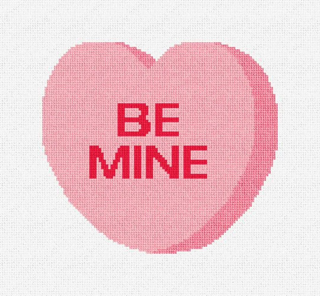 Be Mine Valentine Needlepoint Ornament DIY Kit | Etsy (US)