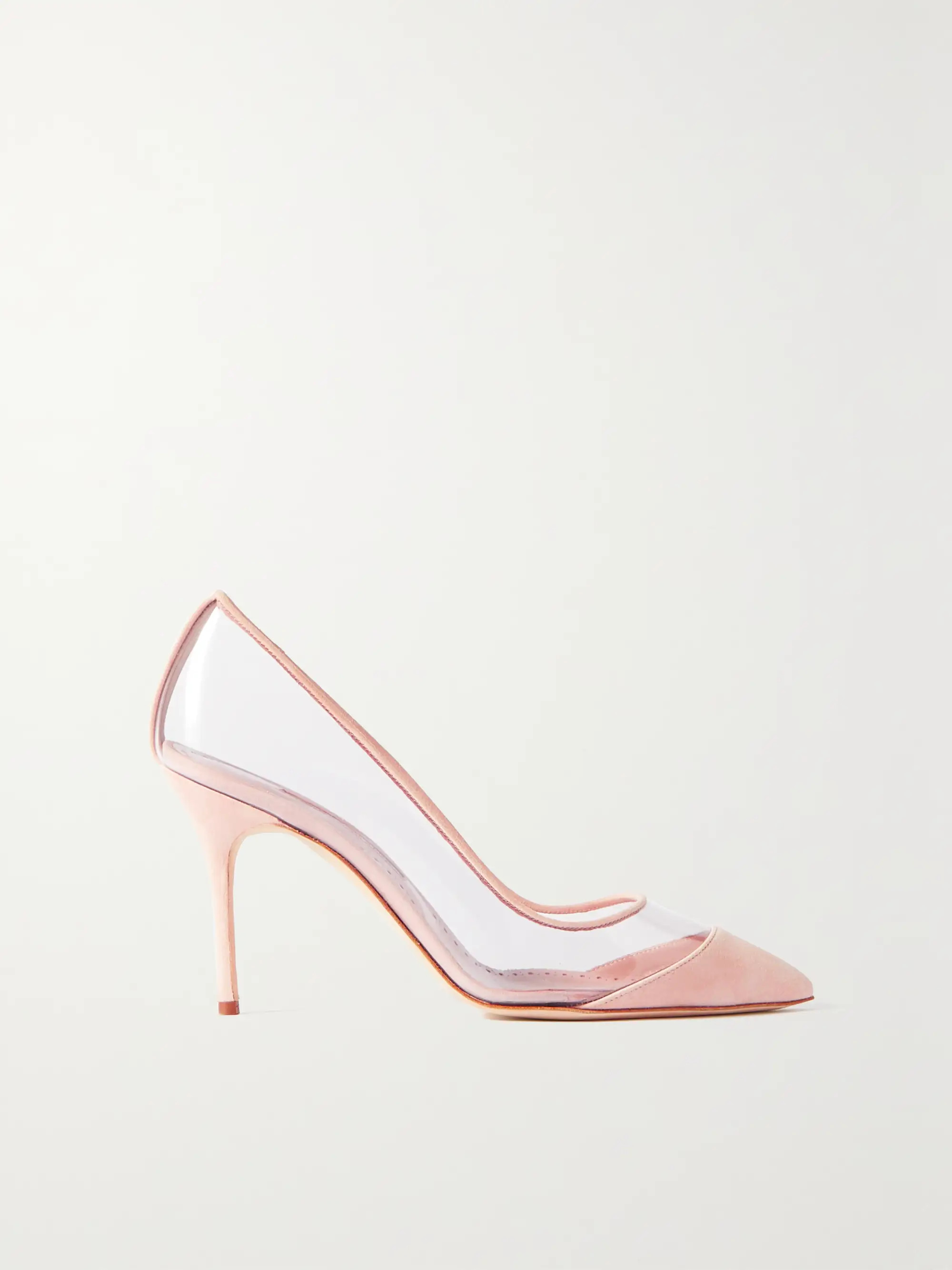 Pachana 90 PVC and suede pumps | NET-A-PORTER (UK & EU)