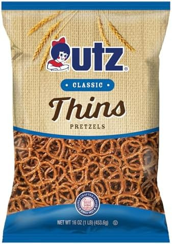 Utz Classic Thins Pretzels, 16 oz | Amazon (US)