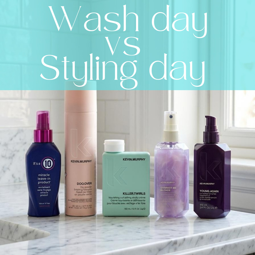 Wash day vs styling day 🤍
I like to keep my hair routine simple and flexible depending on the day. These are the products I rotate between to keep my hair feeling healthy, smooth, and styled without overdoing it.

Wash day: focused on nourishment, moisture, and shine.

Styling day: light hold, texture, and refresh without starting over.

Linking everything I use here. 

 #LTKgrwm #LTKselfcare #LTKBeauty
