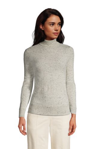 Women's Cashmere Turtleneck Sweater | Lands' End (US)