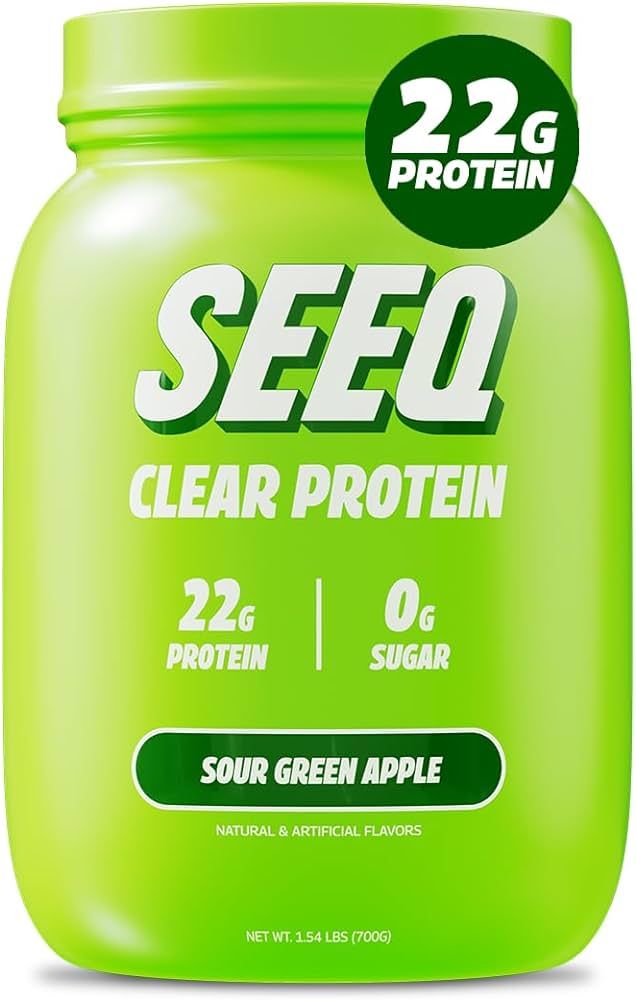 SEEQ Supply Clear Whey Isolate Protein Powder - 25 Servings, 22g Protein Per Serving - 0g Lactose... | Amazon (US)