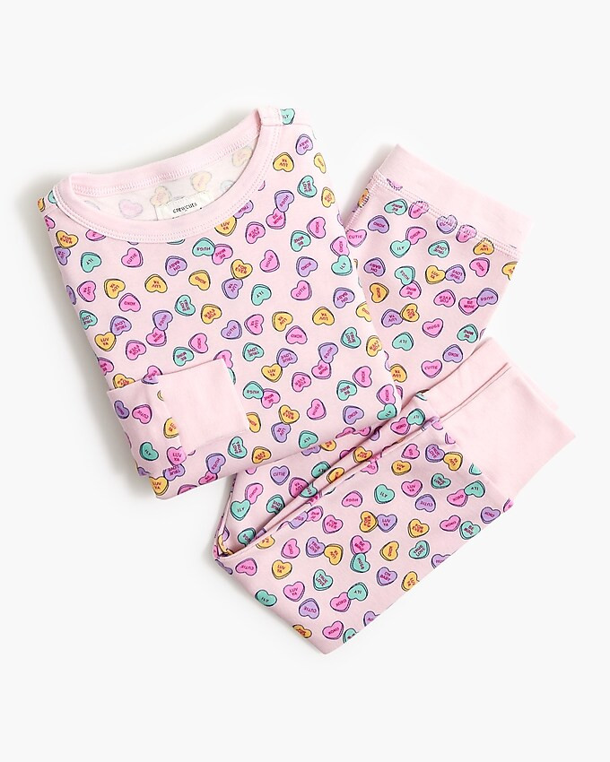 Girls' sweetheart candy pajama set | J.Crew Factory